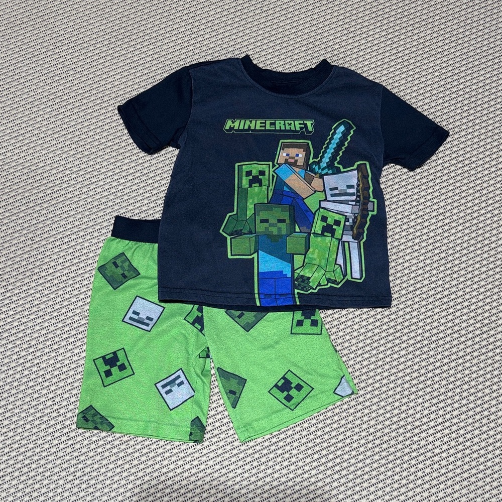 XS (4/5) Kids Pajamas Set - Minecraft